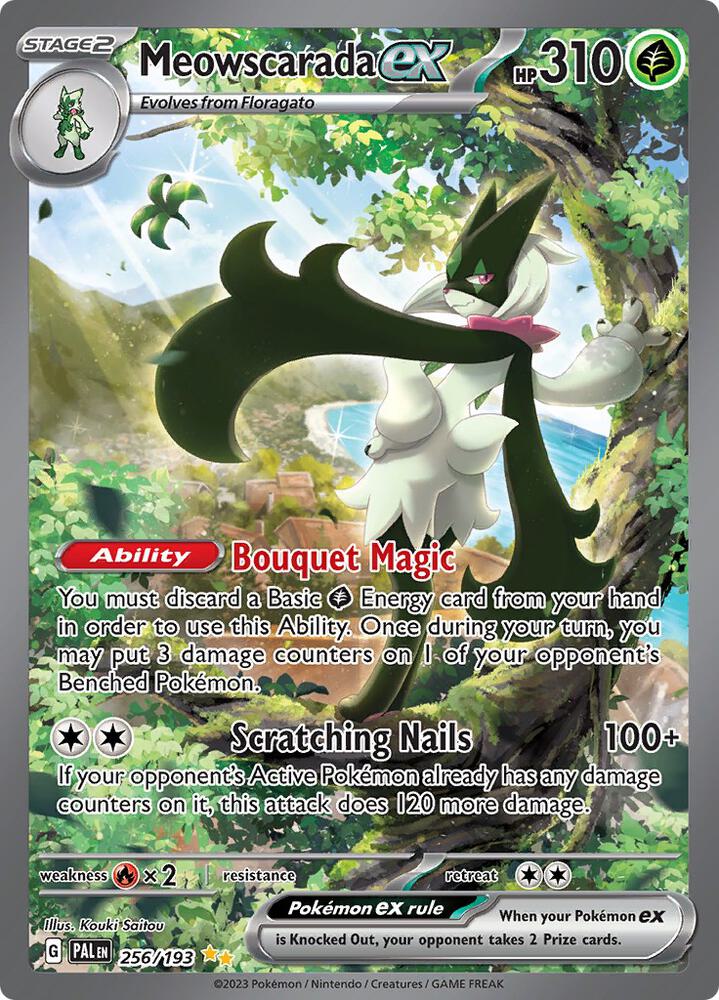 Meowscarada ex - 256/193 | SV02: Paldea Evolved #256/193