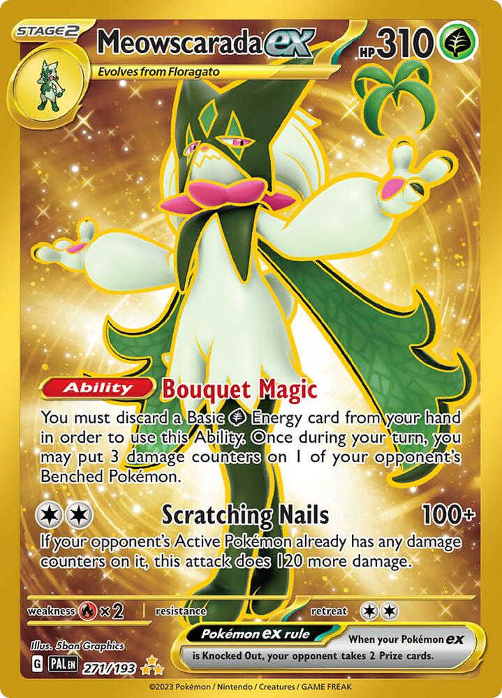 Meowscarada ex - 271/193 | SV02: Paldea Evolved #271/193