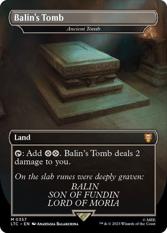 Balin's Tomb - Ancient Tomb | Commander: The Lord of the Rings: Tales of Middle-earth #357