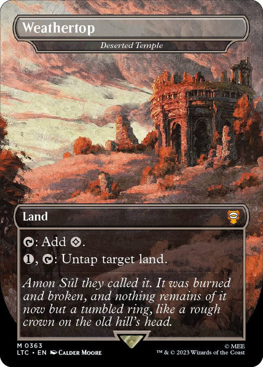 Weathertop - Deserted Temple | Commander: The Lord of the Rings: Tales of Middle-earth #363