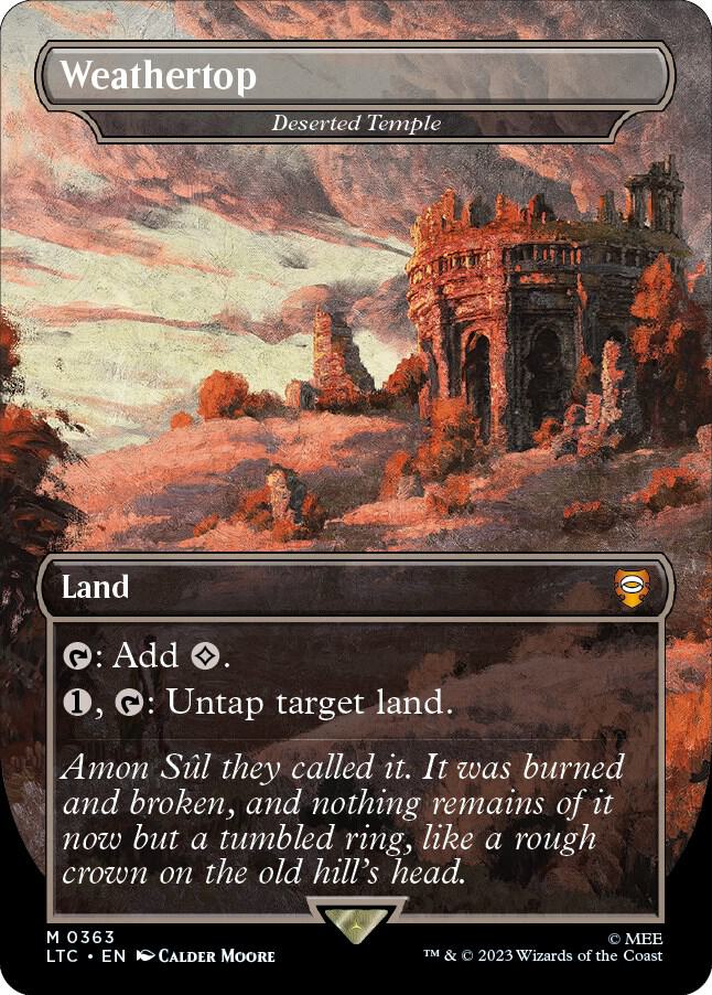 Weathertop - Deserted Temple | Commander: The Lord of the Rings: Tales of Middle-earth #363