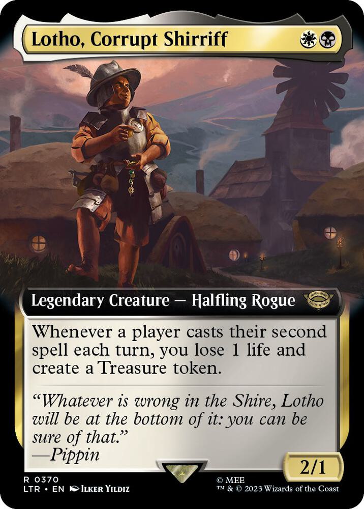 Lotho, Corrupt Shirriff (Extended Art) | Universes Beyond: The Lord of the Rings: Tales of Middle-earth #370