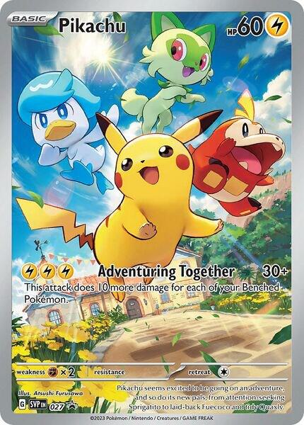 Pikachu - 027 | SV: Scarlet & Violet Promo Cards #027