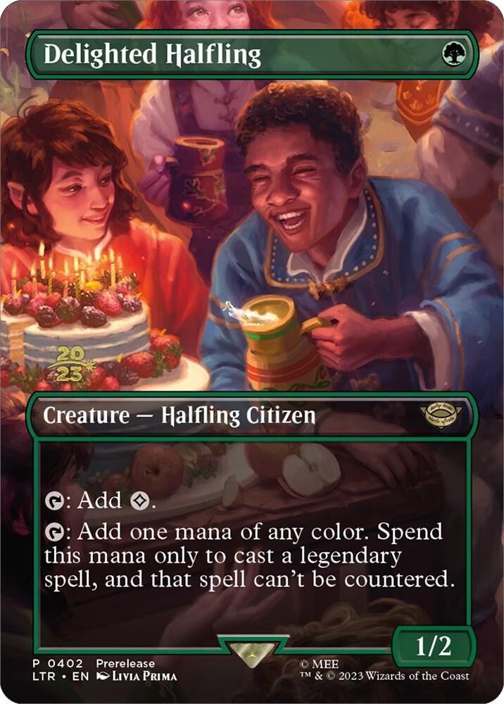 Delighted Halfling (0402) | Prerelease Cards #402
