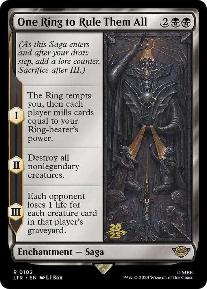 One Ring to Rule Them All | Prerelease Cards #102