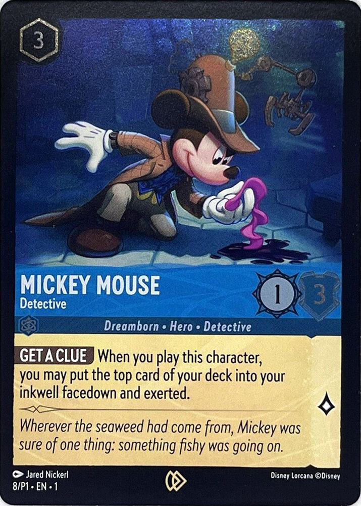 Mickey Mouse - Detective | Disney Lorcana Promo Cards #8