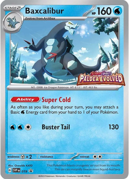 Baxcalibur - 019 (Prerelease) | SV: Scarlet & Violet Promo Cards #019