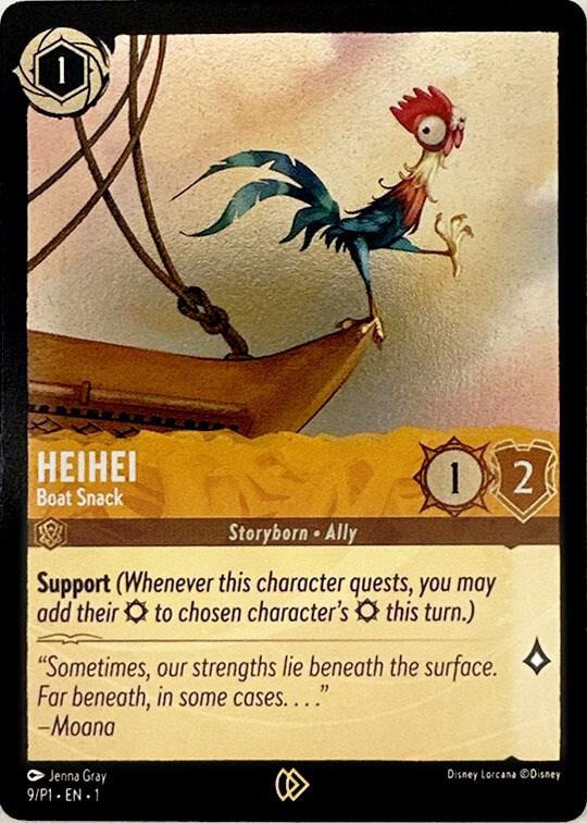 Heihei - Boat Snack | Disney Lorcana Promo Cards #9