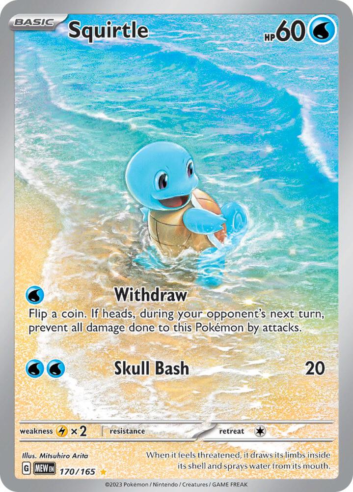 Squirtle - 170/165 | SV: Scarlet & Violet 151 #170/165