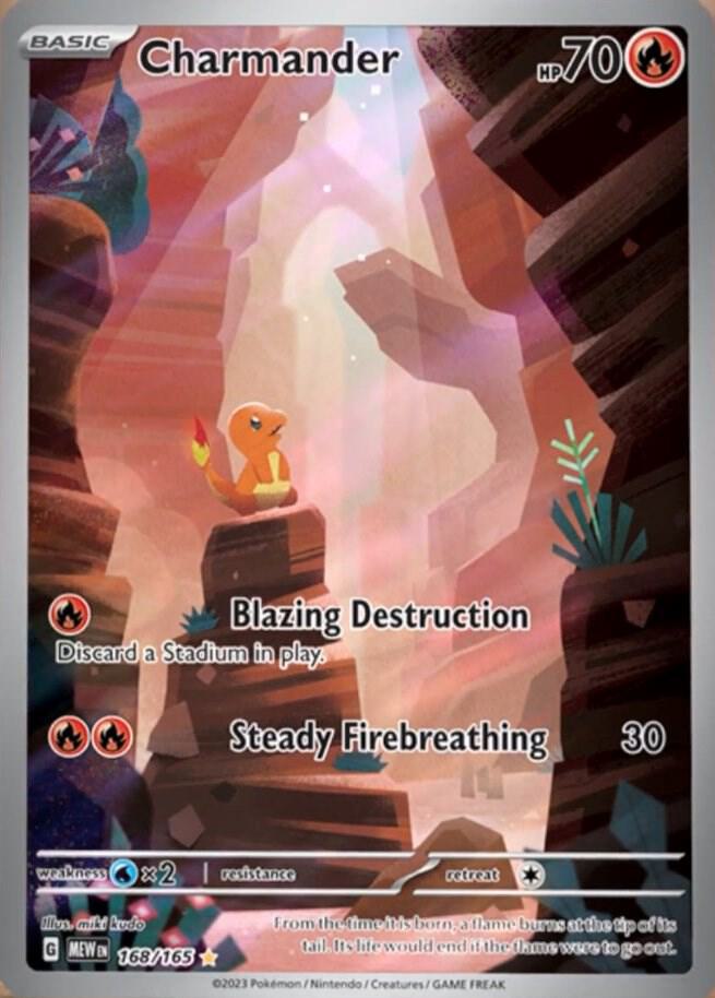 Charmander - 168/165 | SV: Scarlet & Violet 151 #168/165