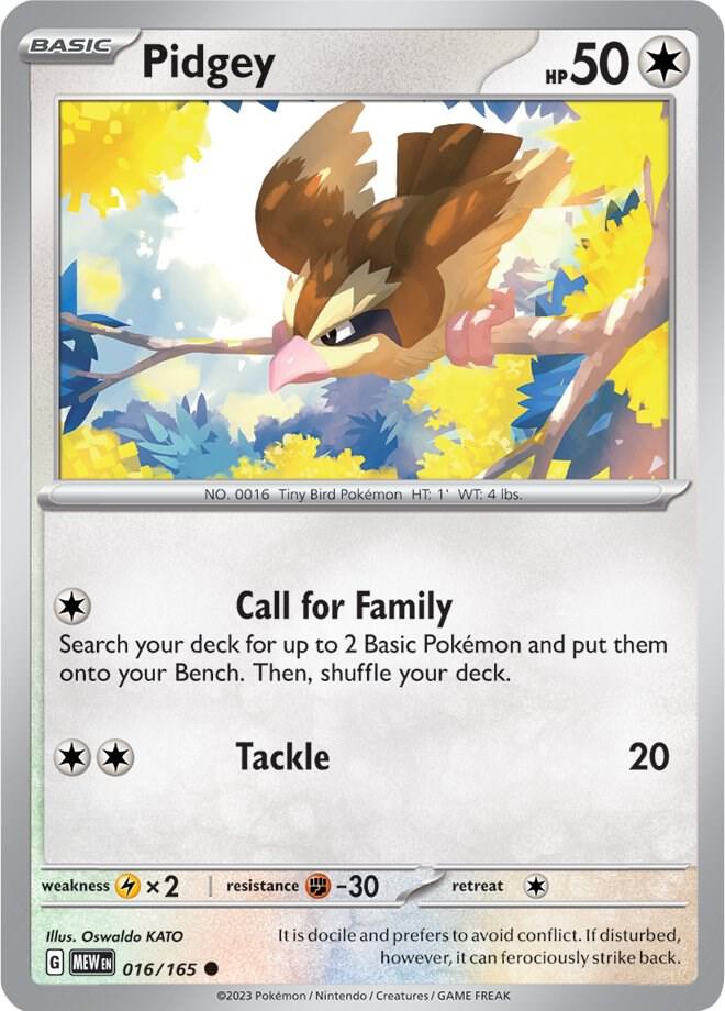 Pidgey | SV: Scarlet & Violet 151 #016/165