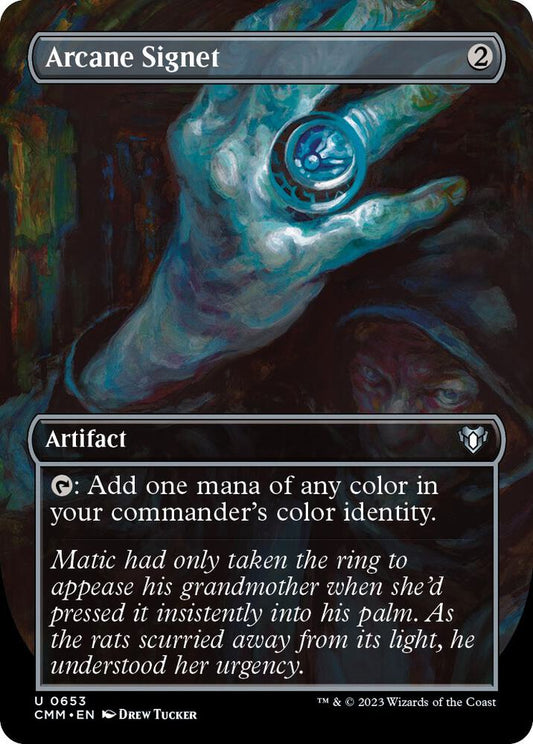 Arcane Signet (Borderless) | Commander Masters #653
