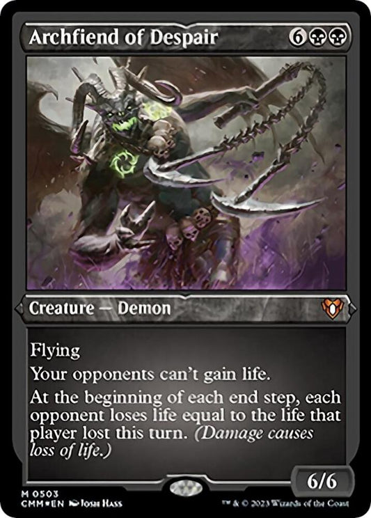 Archfiend of Despair (Foil Etched) | Commander Masters #503