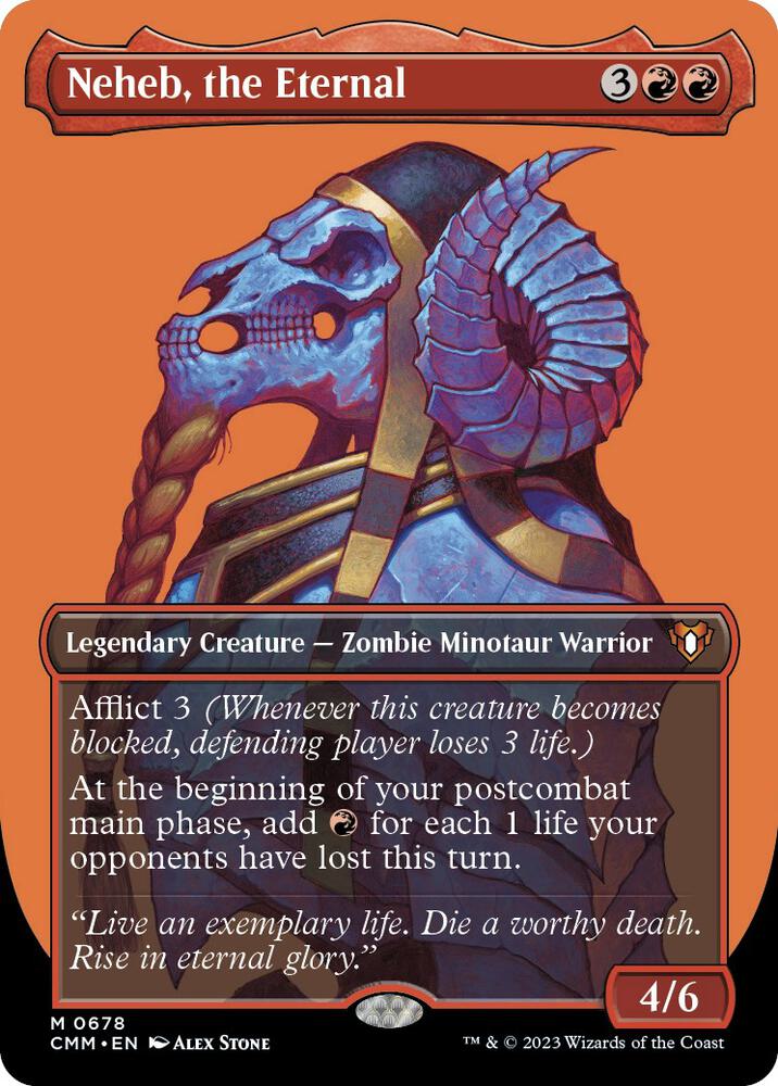 Neheb, the Eternal (Borderless) | Commander Masters #678