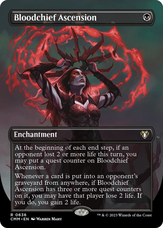 Bloodchief Ascension (Borderless) | Commander Masters #636