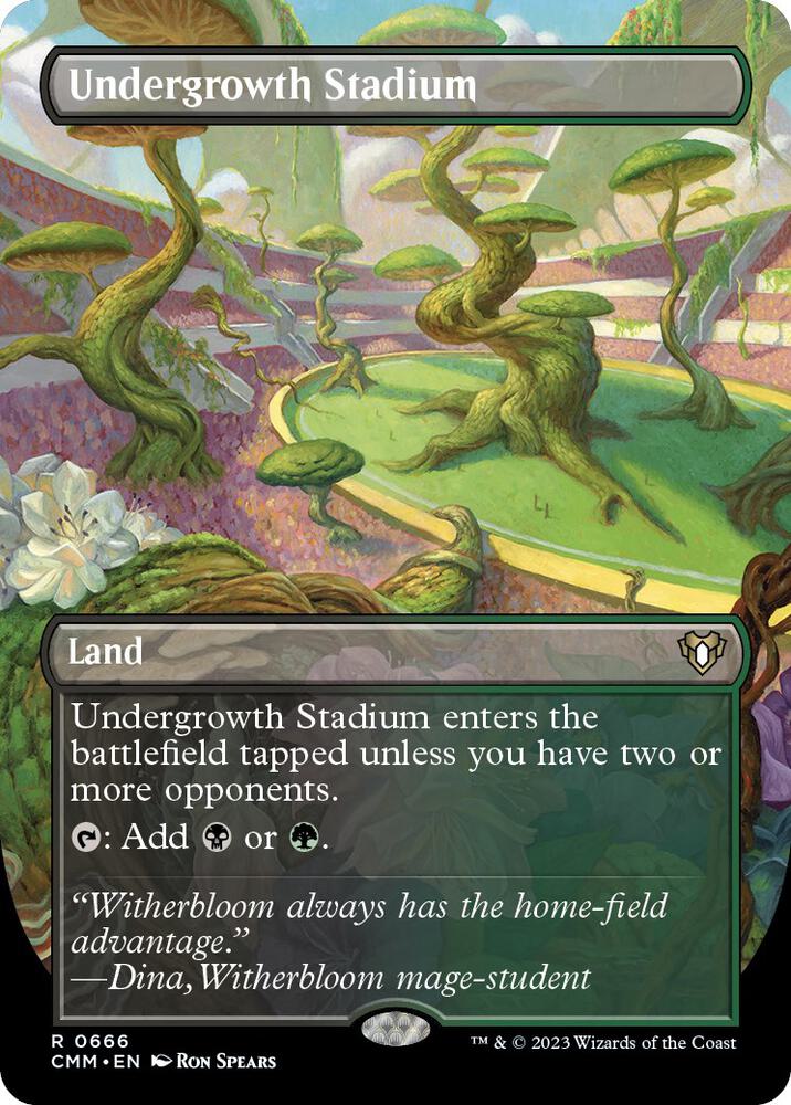 Undergrowth Stadium (Borderless) | Commander Masters #666