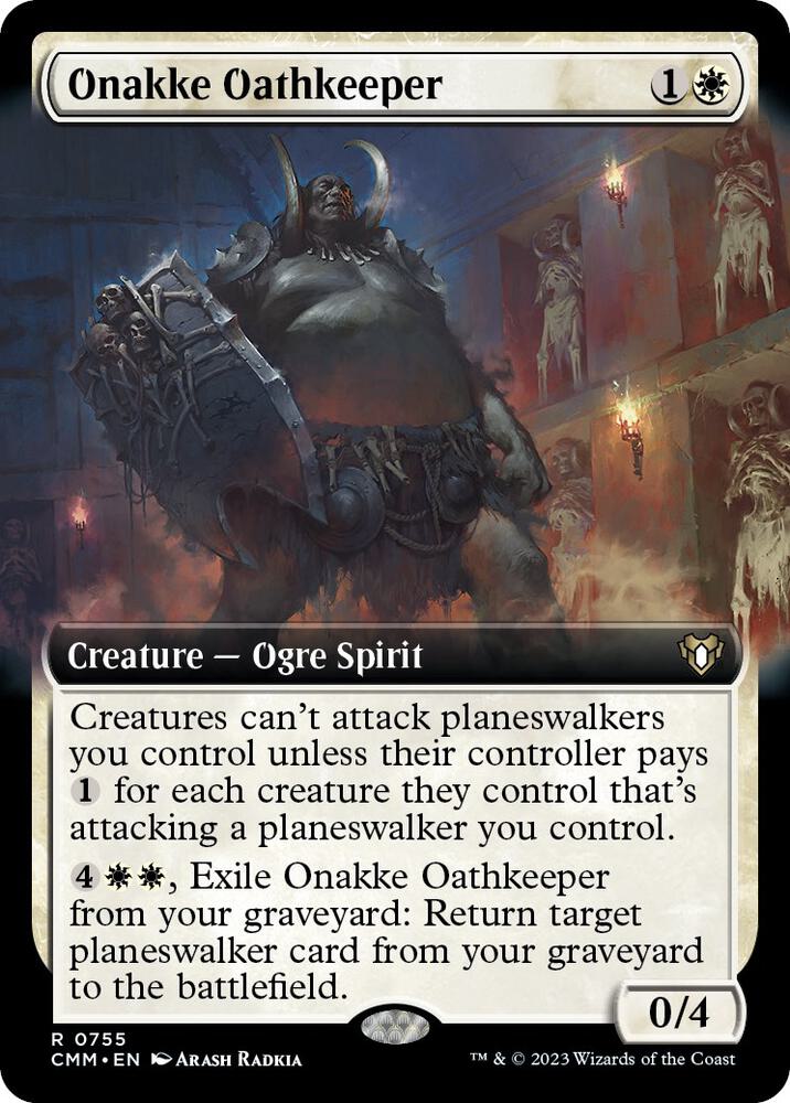 Onakke Oathkeeper (Extended Art) | Commander Masters #755