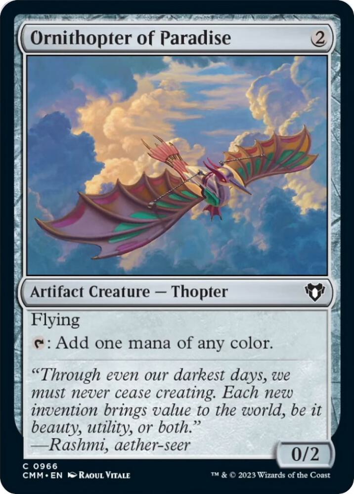 Ornithopter of Paradise | Commander Masters #966