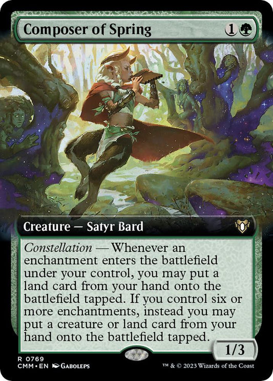 Composer of Spring (Extended Art) | Commander Masters #769