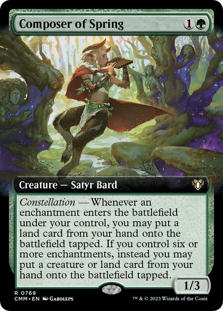 Composer of Spring (Extended Art) | Commander Masters #769