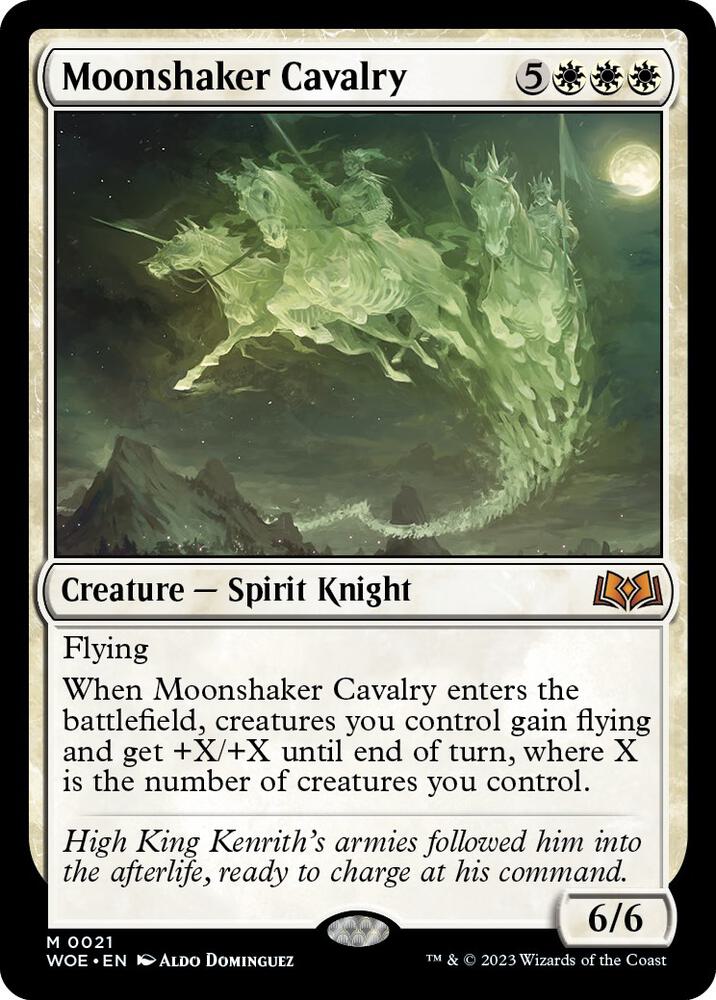 Moonshaker Cavalry | Wilds of Eldraine #21