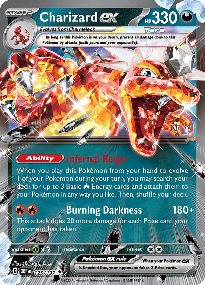 Charizard ex - 125/197 | SV03: Obsidian Flames #125/197