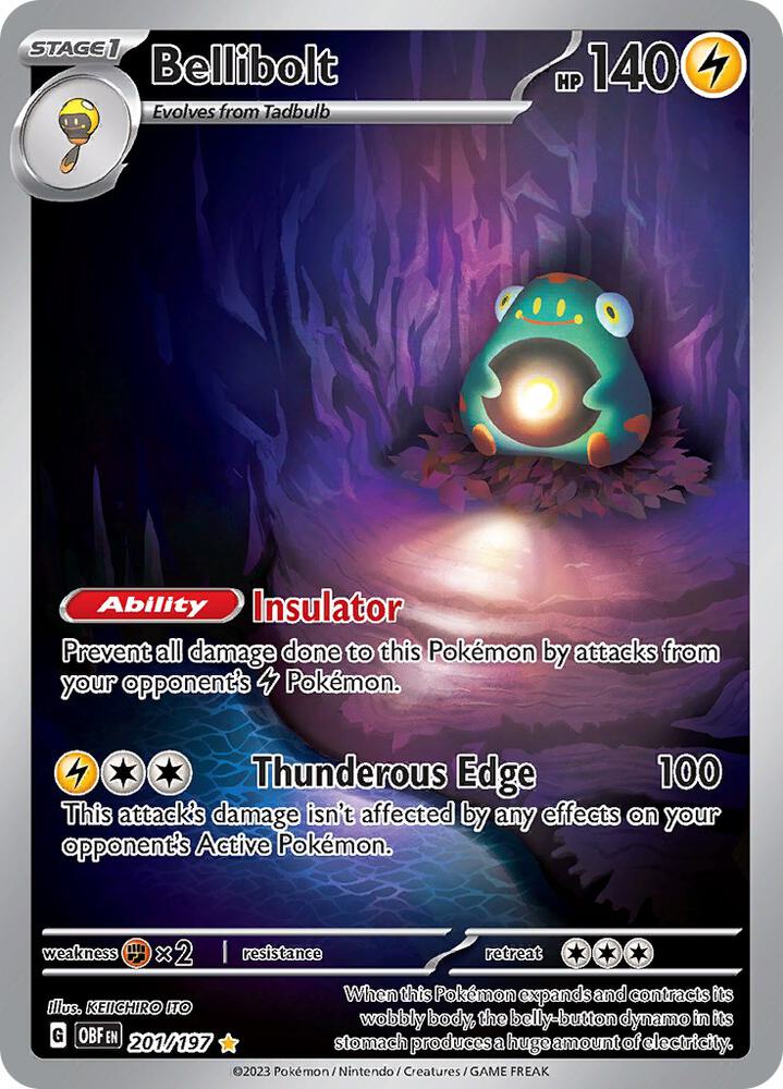 Bellibolt - 201/197 | SV03: Obsidian Flames #201/197
