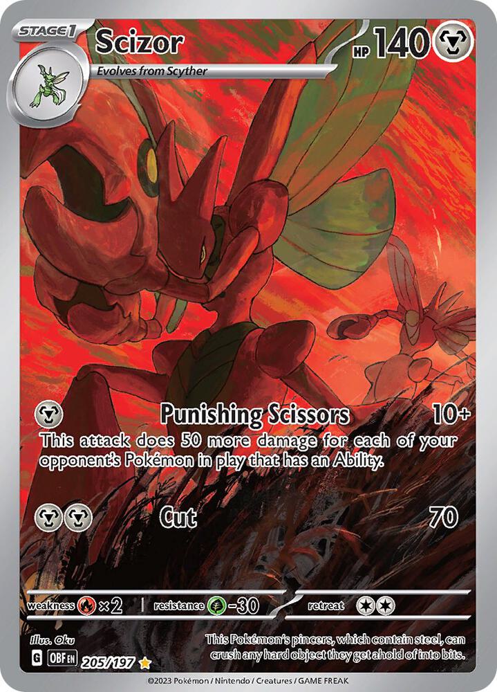 Scizor - 205/197 | SV03: Obsidian Flames #205/197