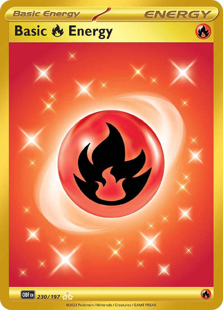 Basic Fire Energy - 230/197 | SV03: Obsidian Flames #230/197