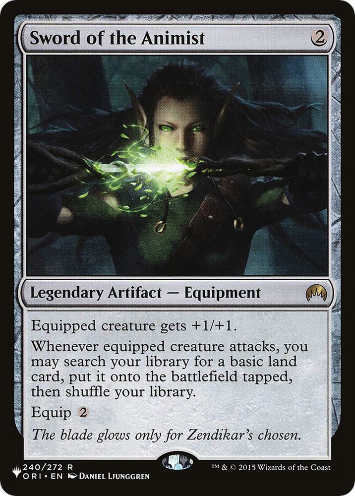 Sword of the Animist (ORI) | The List Reprints #240