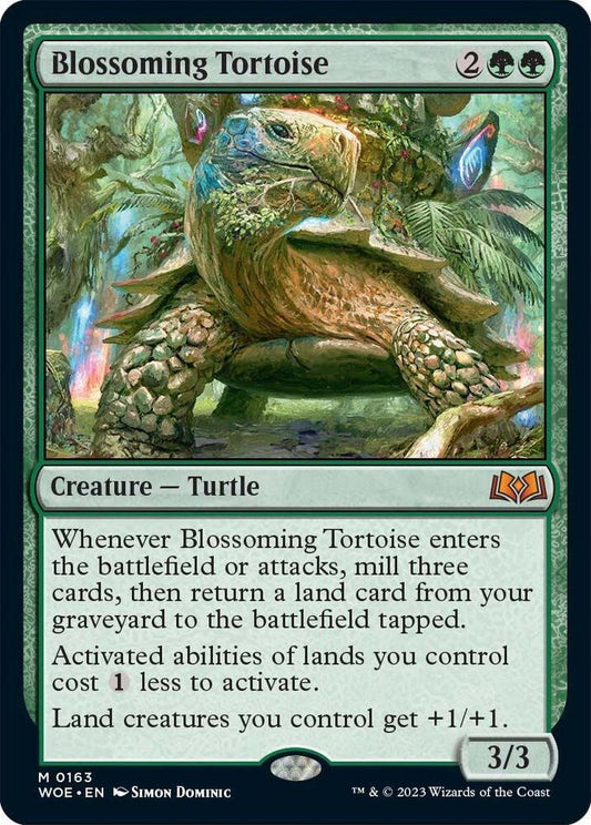 Blossoming Tortoise | Wilds of Eldraine #163