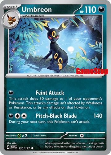 Umbreon - 130/197 (GameStop Exclusive) | Miscellaneous Cards & Products #130/197