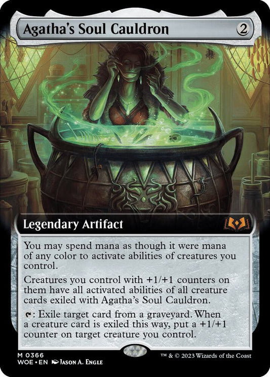 Agatha's Soul Cauldron (Extended Art) | Wilds of Eldraine #366