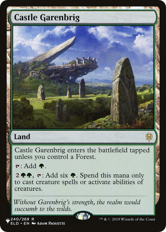Castle Garenbrig | The List Reprints #240/269