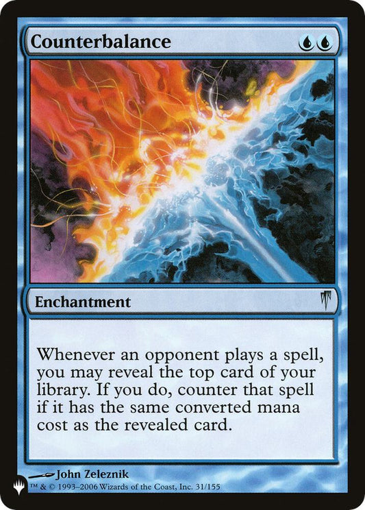 Counterbalance | The List Reprints #31/155
