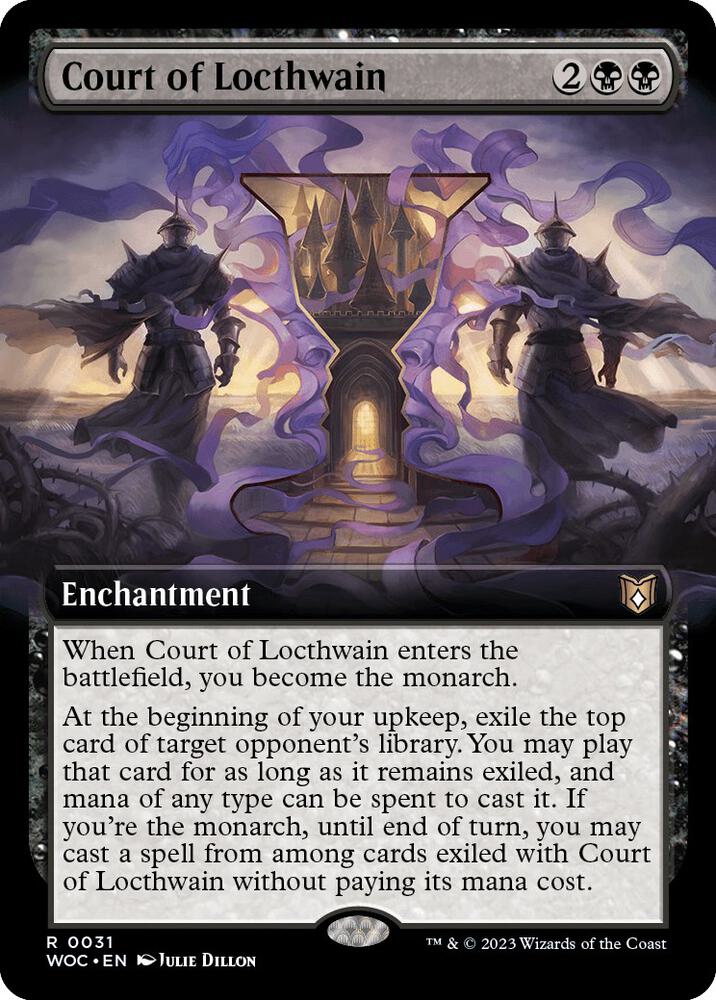 Court of Locthwain (Extended Art) | Commander: Wilds of Eldraine #31