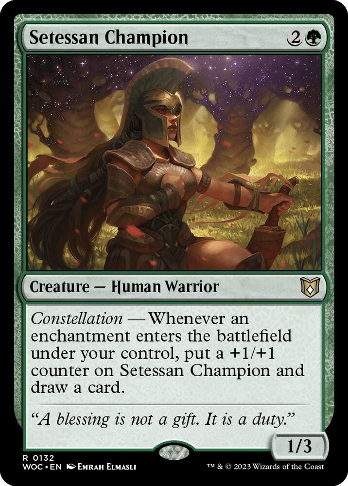 Setessan Champion | Commander: Wilds of Eldraine #132