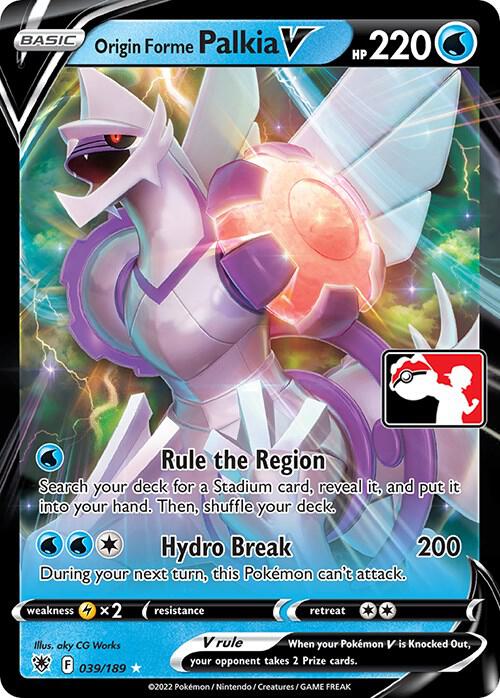 Origin Forme Palkia V - 039/189 | Prize Pack Series Cards #039/189