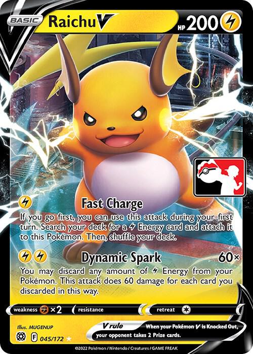 Raichu V - 045/172 | Prize Pack Series Cards #045/172