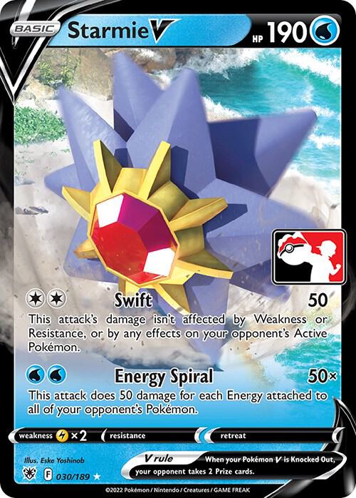 Starmie V - 030/189 | Prize Pack Series Cards #030/189