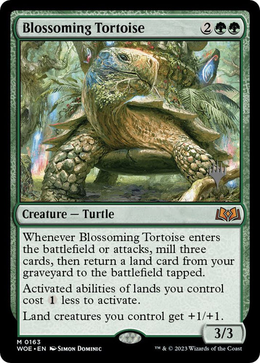 Blossoming Tortoise | Promo Pack: Wilds of Eldraine #163