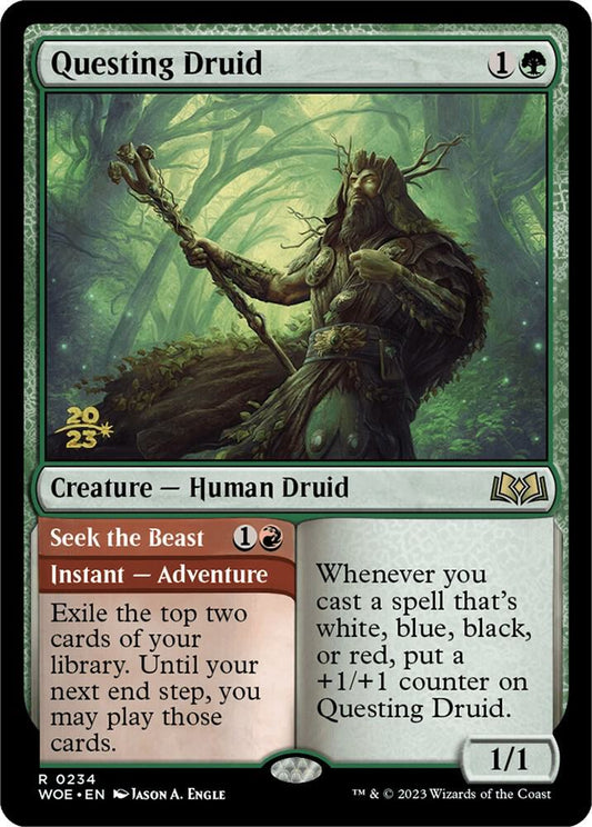Questing Druid // Seek the Beast | Prerelease Cards #234