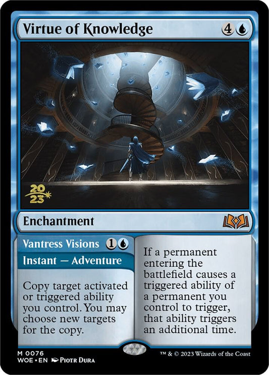 Virtue of Knowledge // Vantress Visions | Prerelease Cards #76