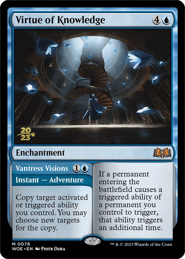 Virtue of Knowledge // Vantress Visions | Prerelease Cards #76
