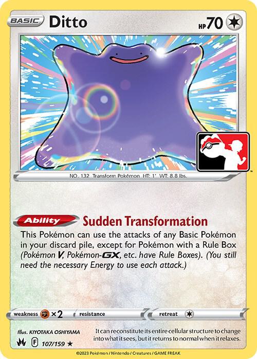 Ditto - 107/159 | Prize Pack Series Cards #107/159