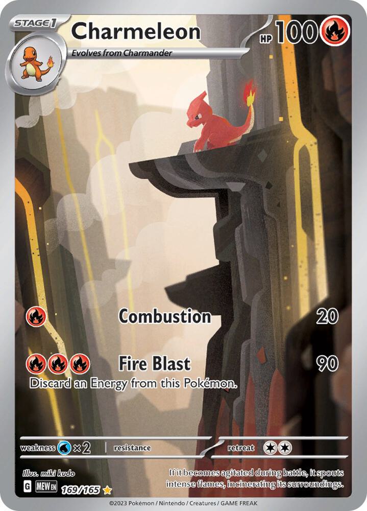 Charmeleon - 169/165 | SV: Scarlet & Violet 151 #169/165