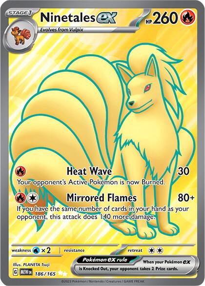 Ninetales ex - 186/165 | SV: Scarlet & Violet 151 #186/165