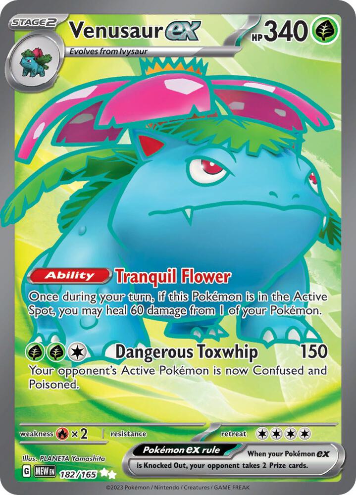 Venusaur ex - 182/165 | SV: Scarlet & Violet 151 #182/165