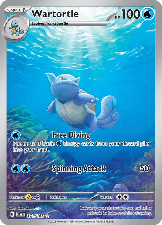 Wartortle - 171/165 | SV: Scarlet & Violet 151 #171/165