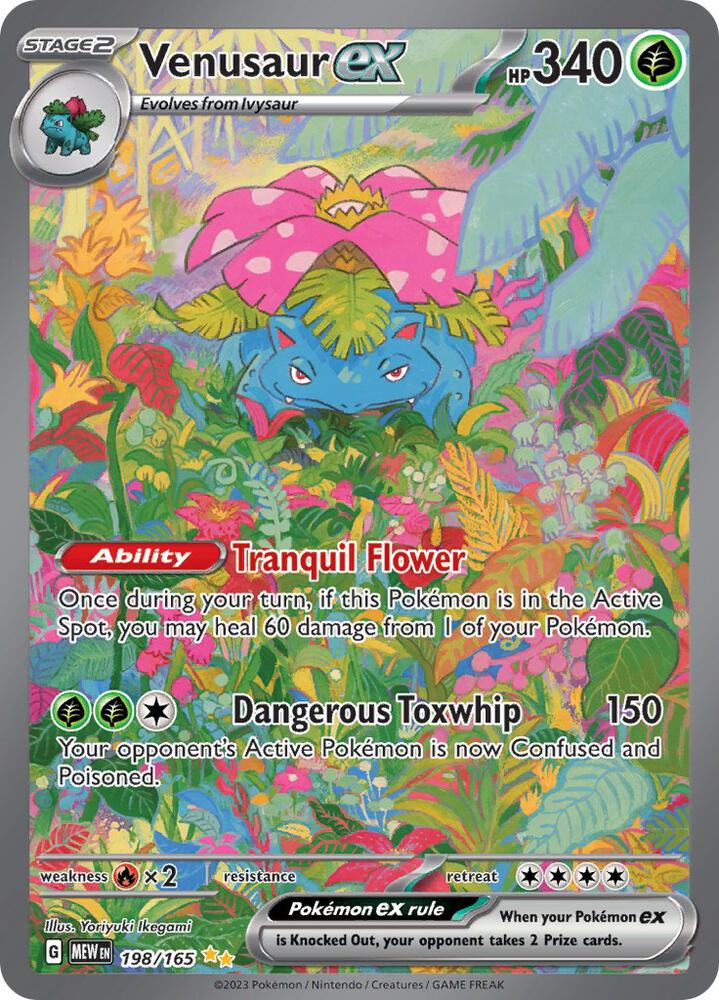 Venusaur ex - 198/165 | SV: Scarlet & Violet 151 #198/165